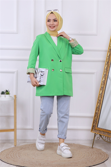 Blazer Ceket Yeşil
