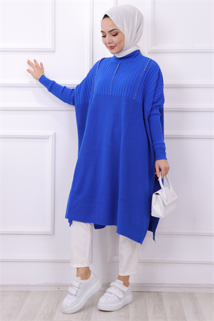 Boncuklu Triko Tunik