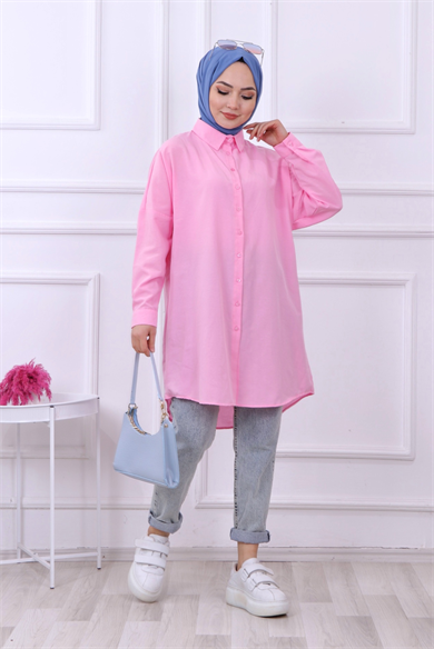 Boyfrend Gömlek Pembe