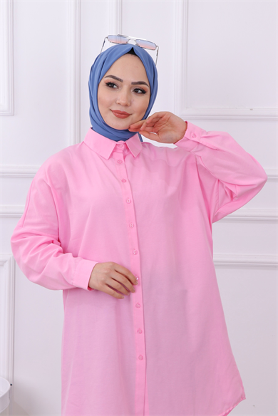Boyfrend Gömlek Pembe