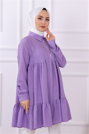 Bürümcük Tunik Mor