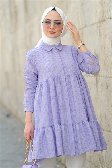 Bürümcük Tunik Lila