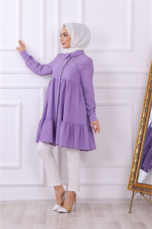 Bürümcük Tunik Mor