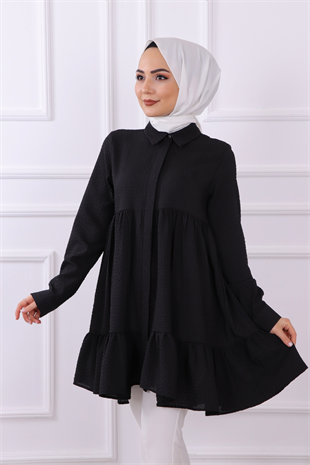 Bürümcük Tunik Siyah