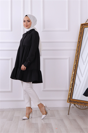 Bürümcük Tunik Siyah