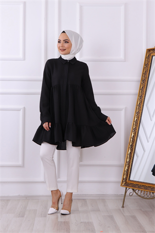 Bürümcük Tunik Siyah