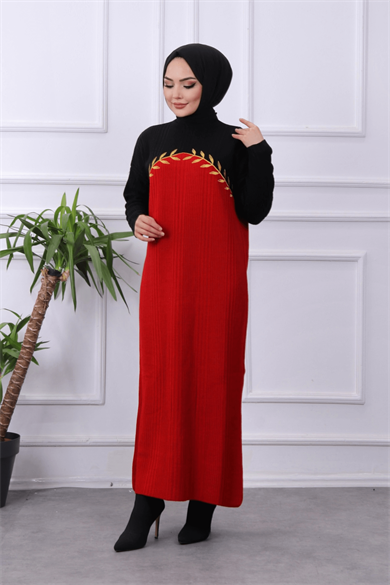 Çalıkuşu Elbise Kırmızı