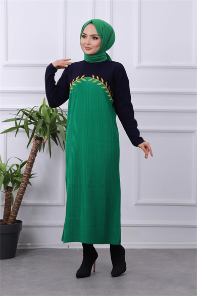 Çalıkuşu Elbise Yeşil