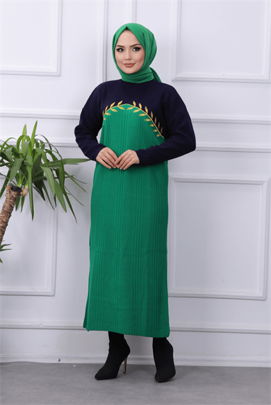 Çalıkuşu Elbise Yeşil