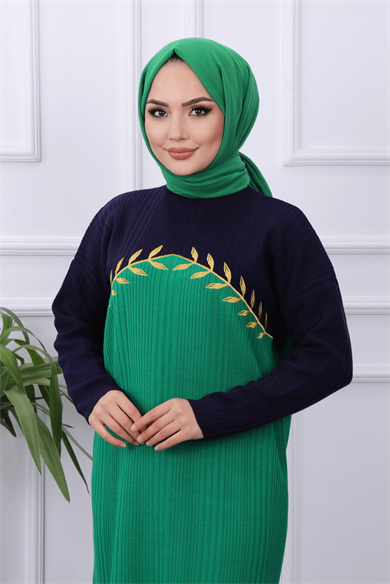 Çalıkuşu Elbise Yeşil