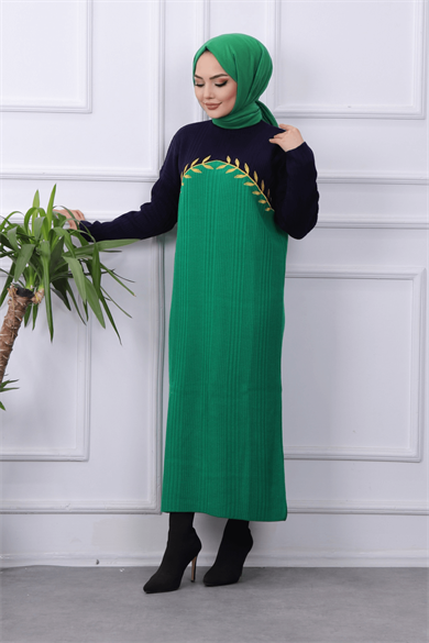 Çalıkuşu Elbise Yeşil