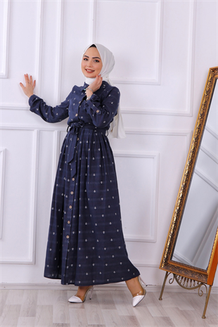 Çapa Detaylı Elbise