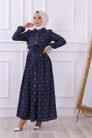 Çapa Detaylı Elbise