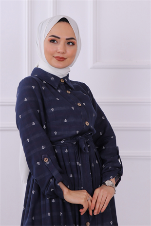 Çapa Detaylı Elbise