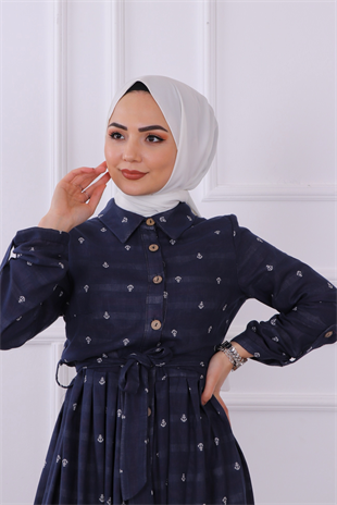 Çapa Detaylı Elbise