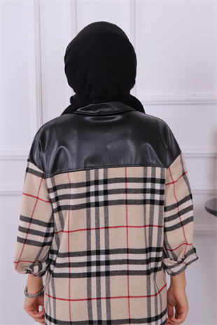 Cebi Ve Omuzu Deri Detaylı Tunik Burberry