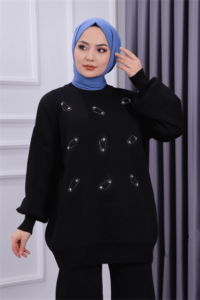 Çengelli Takım Siyah