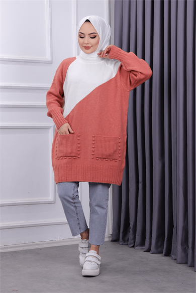 Cepleri Ponponlu Tunik 