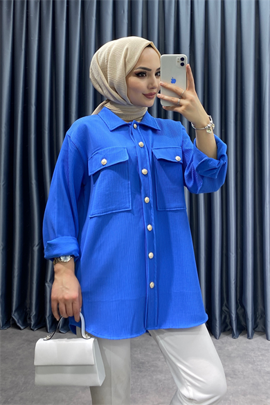 Cepli Tunik İndigo