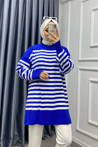 Çizgili Tunik Saks