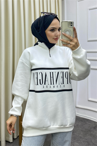 Copenhagen Sweat Beyaz