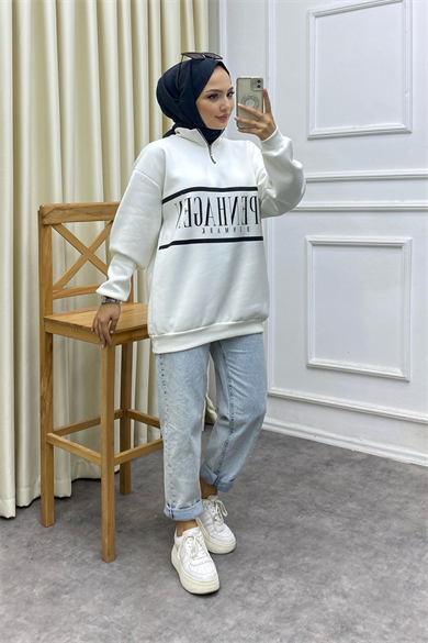 Copenhagen Sweat Beyaz