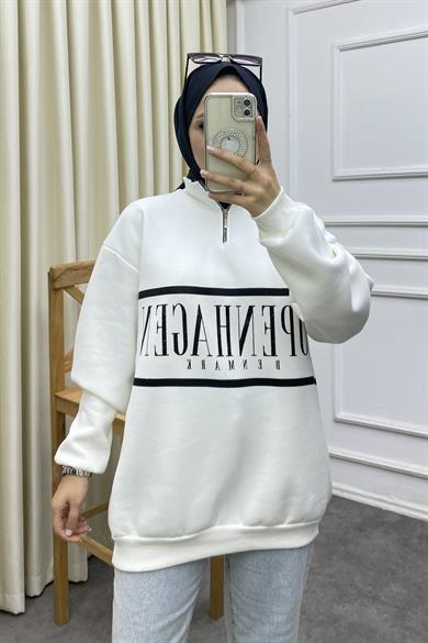 Copenhagen Sweat Beyaz