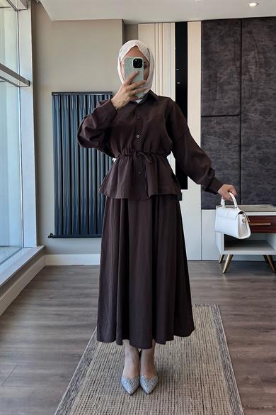 Beli Bağlamalı Takım Acı Kahve