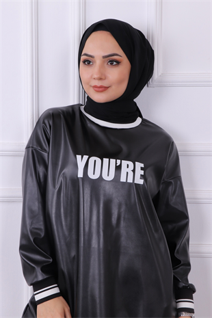 Deri Tunik Siyah