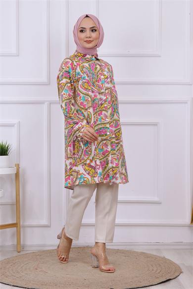 Desenli Robalı Tunik