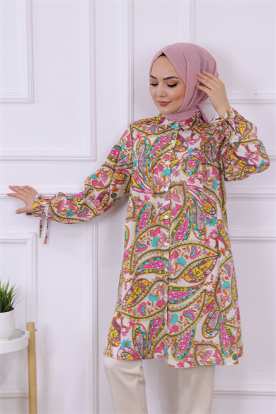 Desenli Robalı Tunik