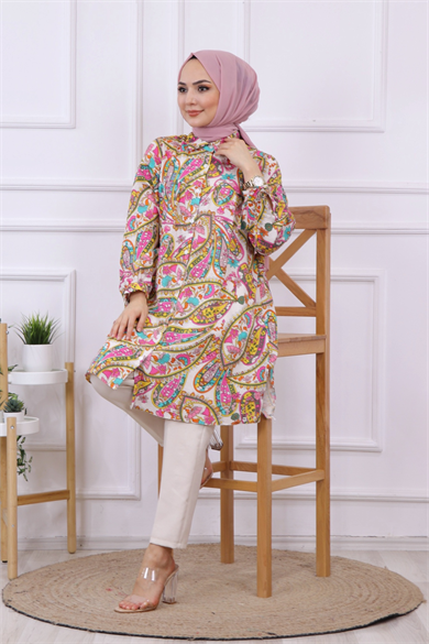 Desenli Robalı Tunik