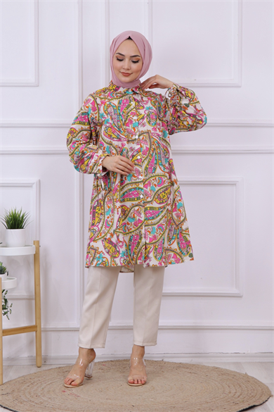 Desenli Robalı Tunik