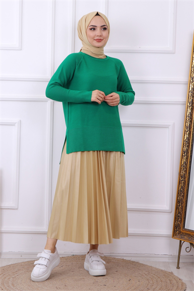 Düz Tunik Yeşil