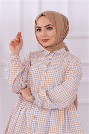 Ekose Desenli Tunik