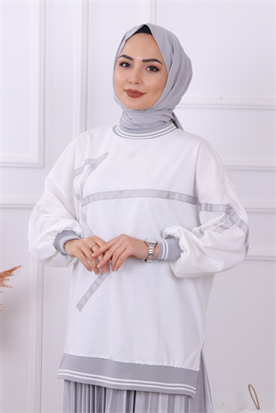 Etekli Takım Gri