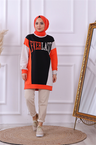 Ever Last Yazılı Sweat - Siyah
