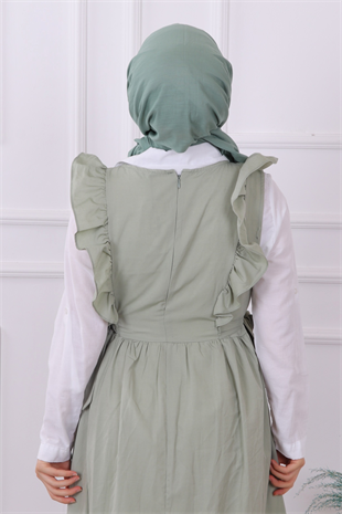 Fırfırlı Jile Yeşil