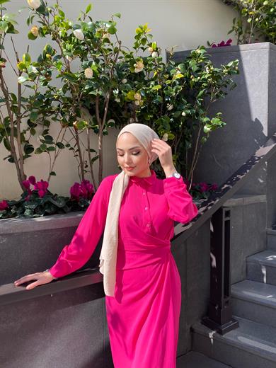 Firuze Elbise Fuşya