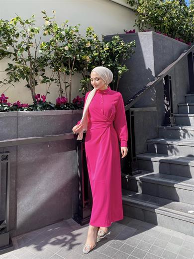 Firuze Elbise Fuşya