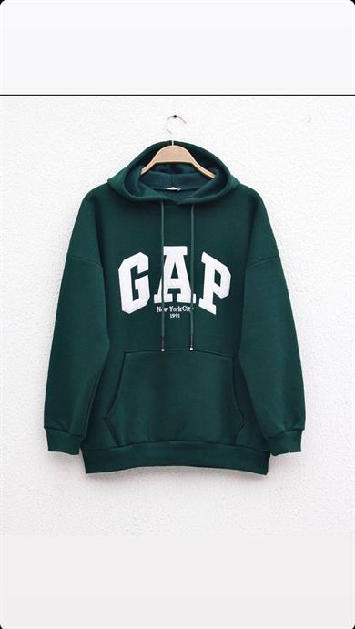 Gap İçi Şardonlu Sweat Yeşil