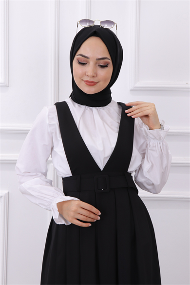 Gömlek Jile İkili Takım Siyah