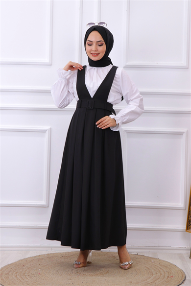 Gömlek Jile İkili Takım Siyah