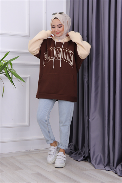 İçi Şardonlu Florida Sweat Kahve