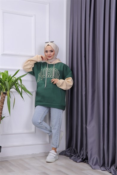 İçi Şardonlu Florida Sweat Yeşil