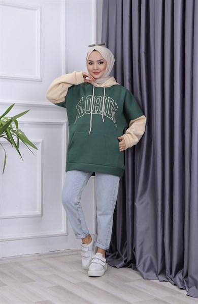 İçi Şardonlu Florida Sweat Yeşil