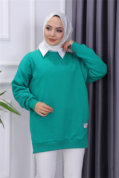 İçi Şardonlu Üç İplik Sweat
