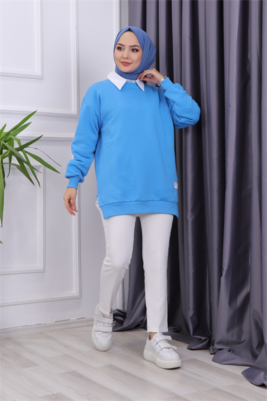İçi Şardonlu Üç İplik Sweat 