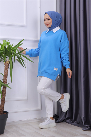 İçi Şardonlu Üç İplik Sweat 