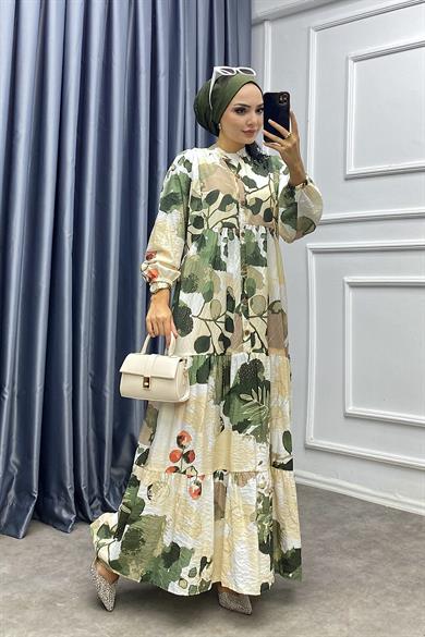 İlayda Elbise Yeşil